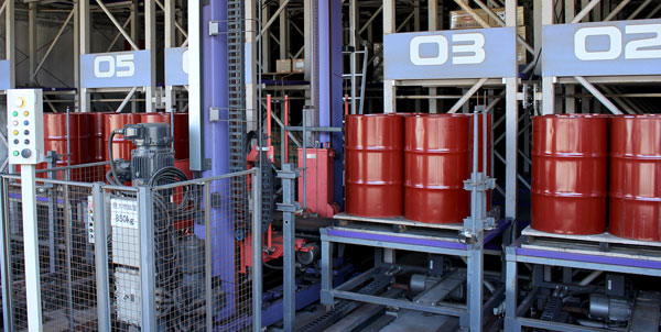 自動ラック倉庫入庫口（阪神物流センター）の写真