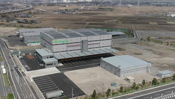 埼玉物流センター上から見た写真